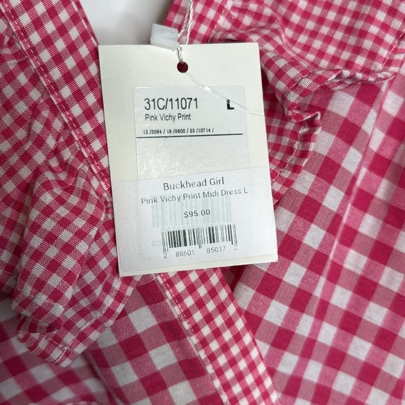 NWT Compañia Fantastica Gingham Midi Dress - L - Picture 5 of 7